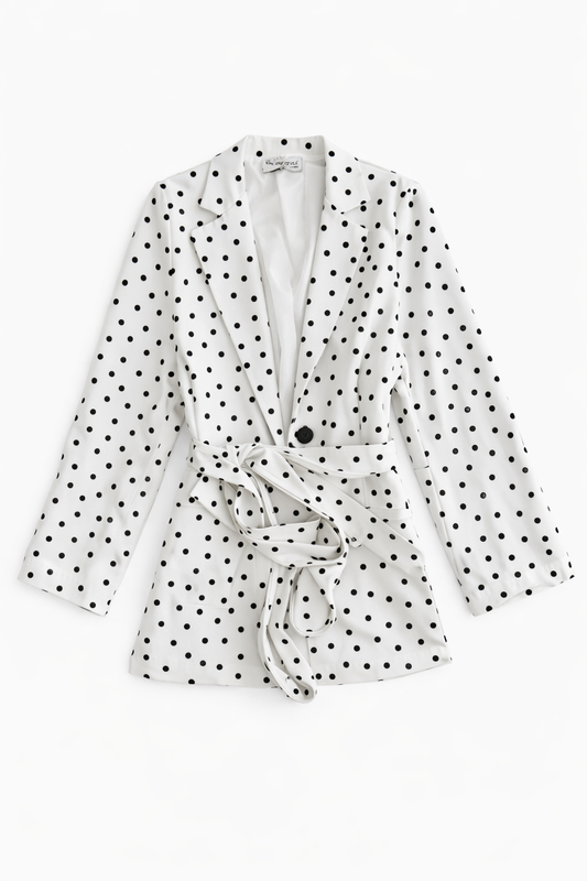 Blazer pois White