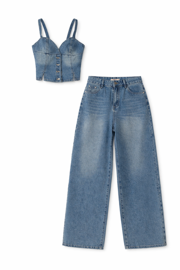 Coordset jeans