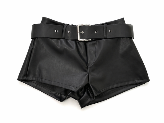 Short pelle black